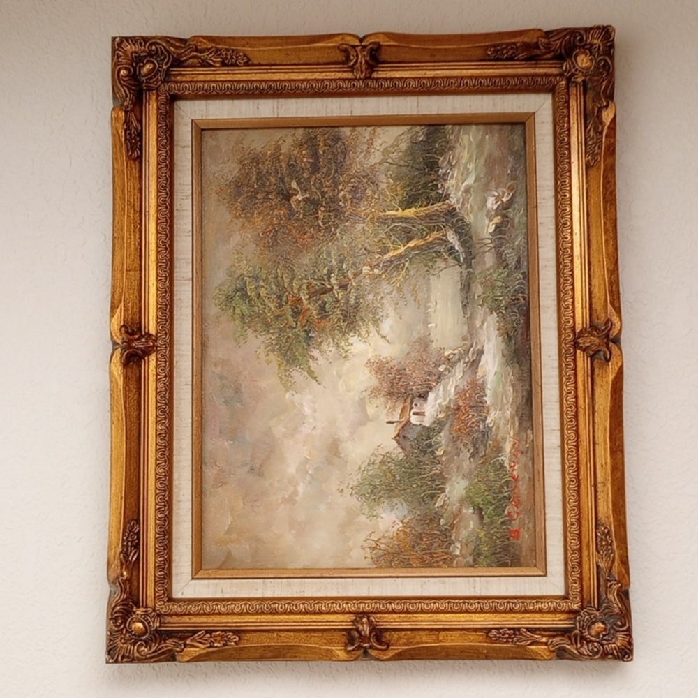 B. Groveman oil on canvas. Mid C 20 th.